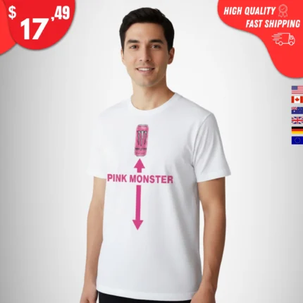 Pink Monster Energy t-Shirt