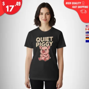 quiet piggy shirt