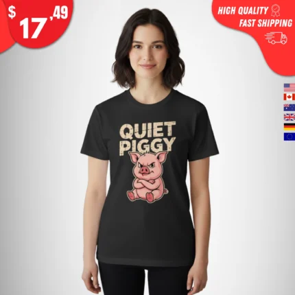quiet piggy shirt