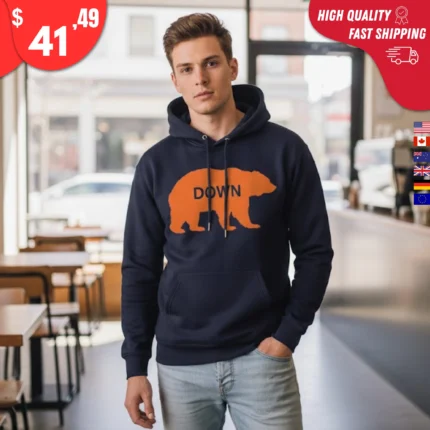Walking Bear Down Hoodie