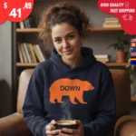 Walking Bear Down Hoodies