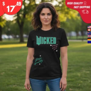 Wicked Pink Goes Good With Green Shirt