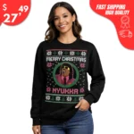 Merry Christmas Nukka Pinky Sweatshirt