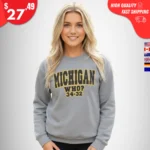 Michigan Who 34-32 Sweatshirt