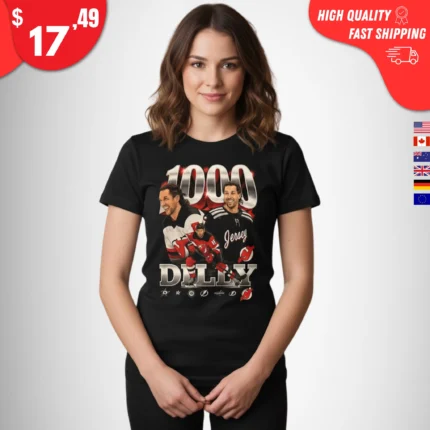 Travis Zajac 1000 Games t-Shirt