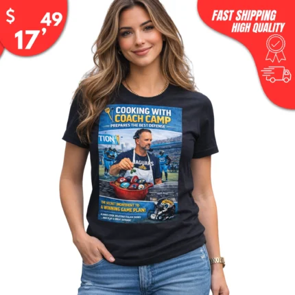 Cooking With Coach Camp Shirt
