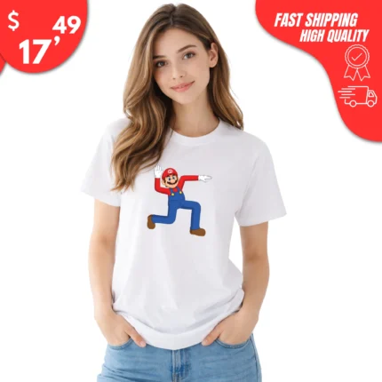 Super Mario Swastika Nazi t-shirt