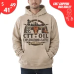 CTT Oil Exploration and Cattle Hoodie
