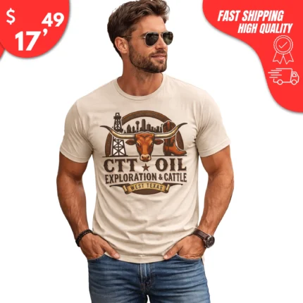 CTT Oil Exploration and Cattle T-Shirt