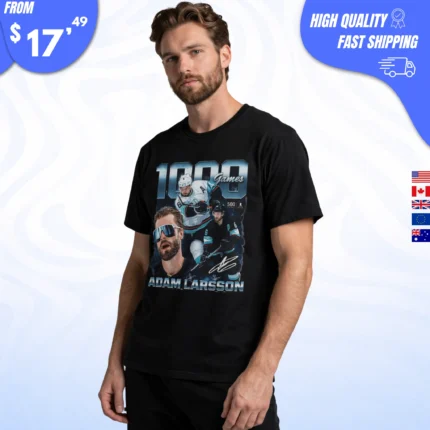 Adam Larsson 1000 Games Shirt