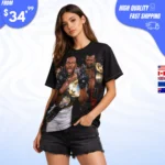 Harlem Heat Booker T and Stevie Ray T-Shirt