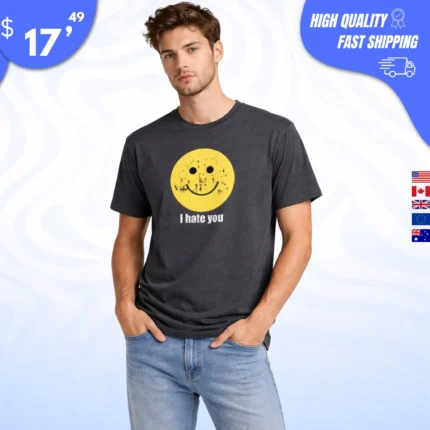 I Hate You Smiley Face Harry Styles T-Shirt