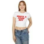 Who’s A Good Boy Crop tops